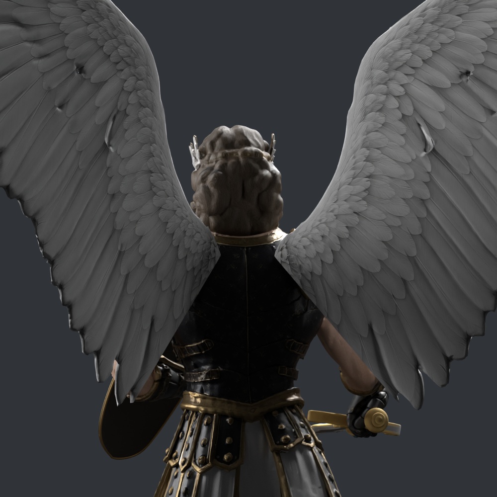 Rear close-up of both wing roots, rendered from the same flight scene used for export