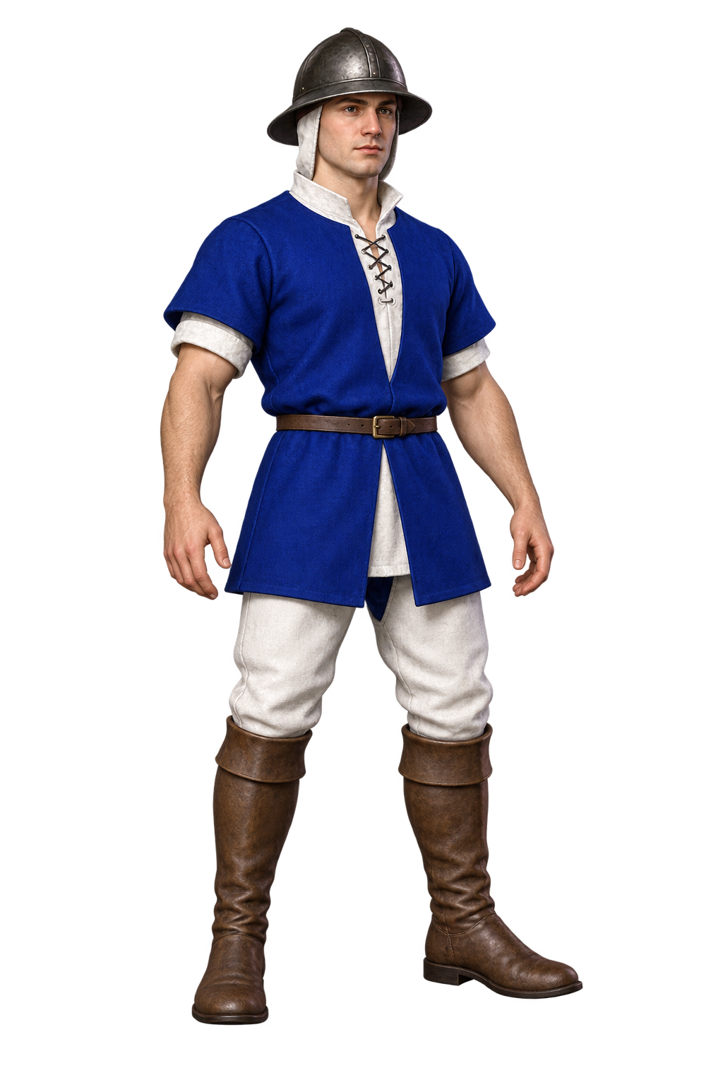 Body concept used as the Meshy reference; this is not a Blender render