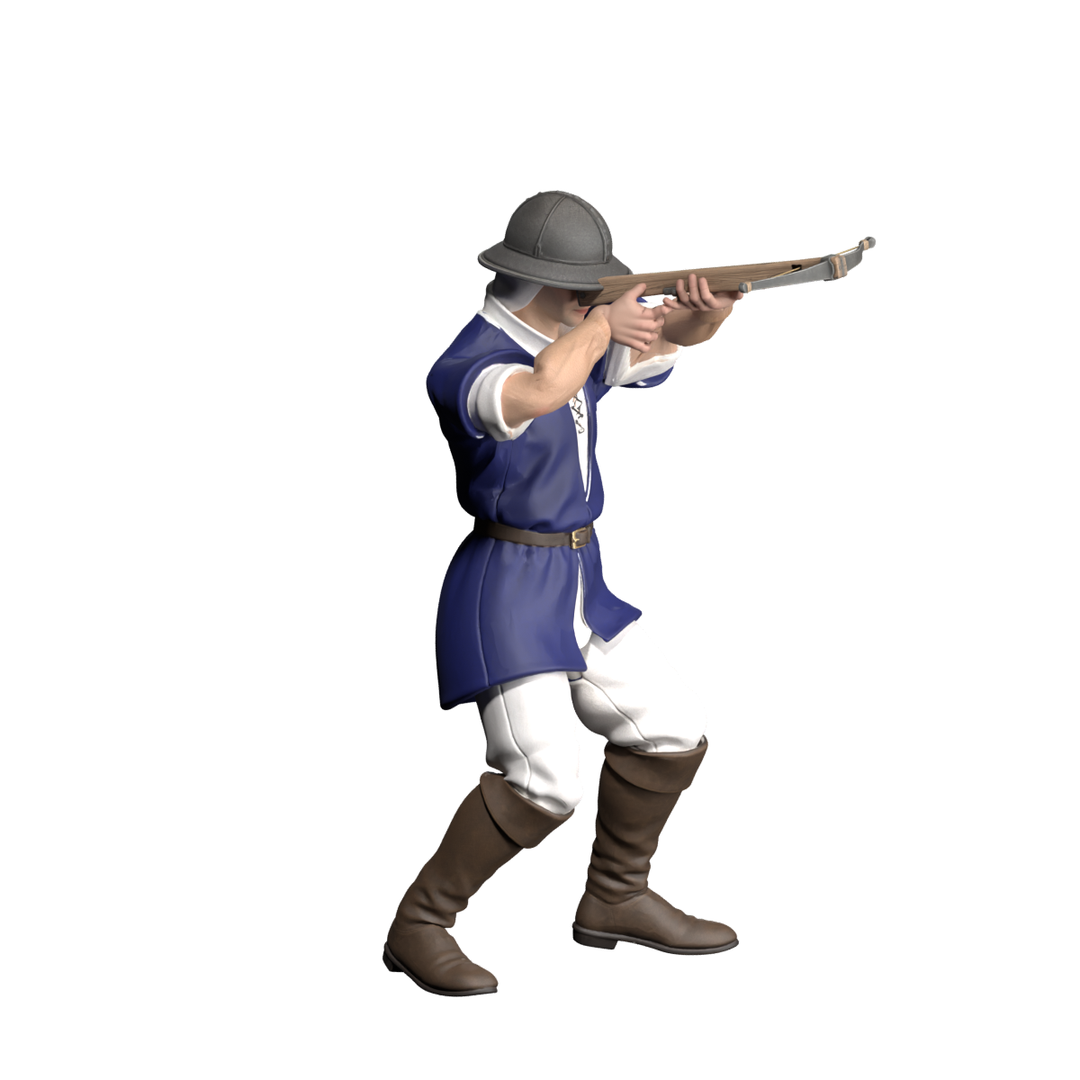 Defence after repairing forearm stretch, actual 1200-pixel Blender render