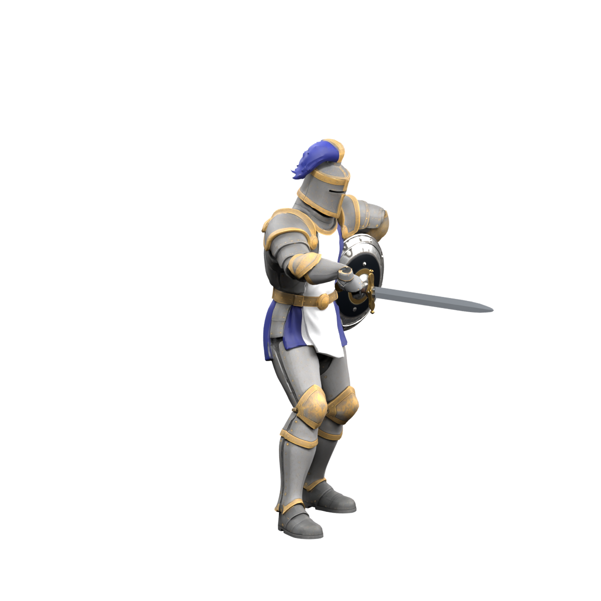 Forward strike, a 1200-pixel Blender still