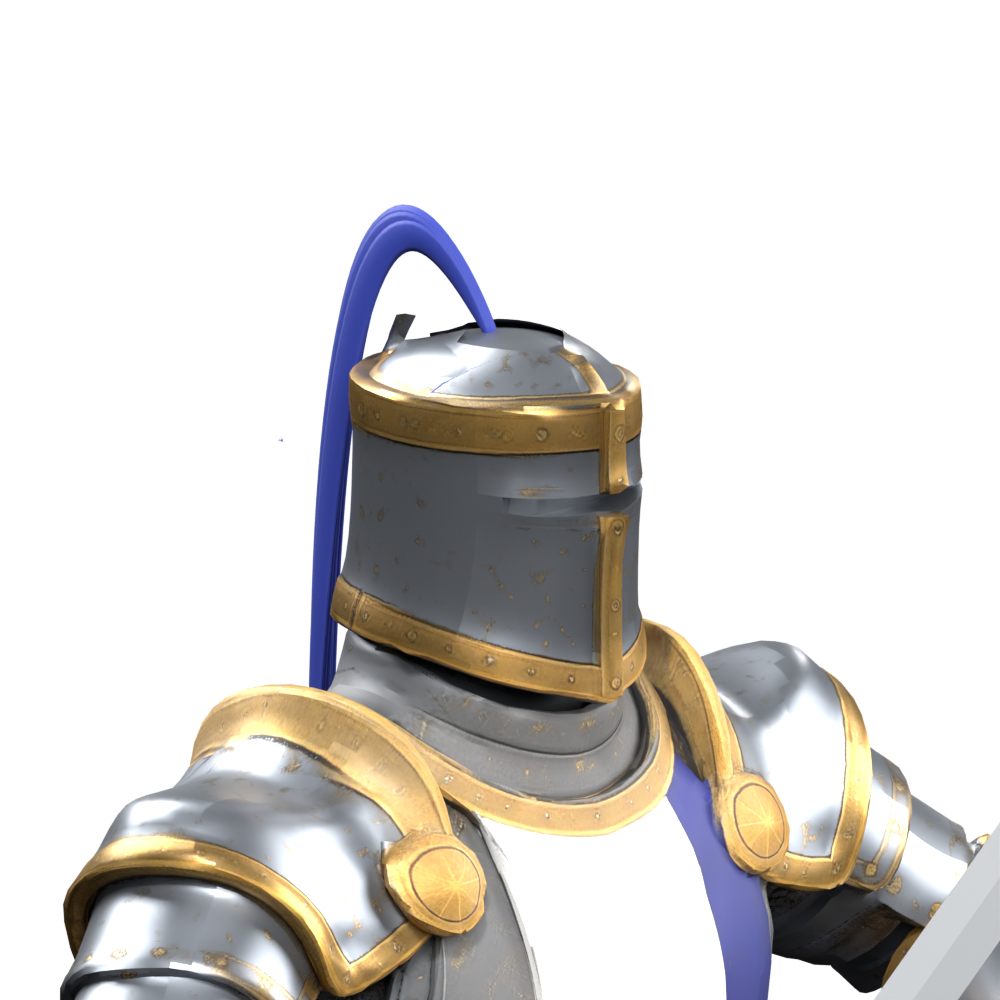 Rejected crown patch with old mesh fragments still visible around it