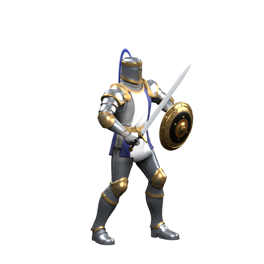 A 1000-pixel Blender still of the appearance used in local test 0.8.0; not an in-game screenshot