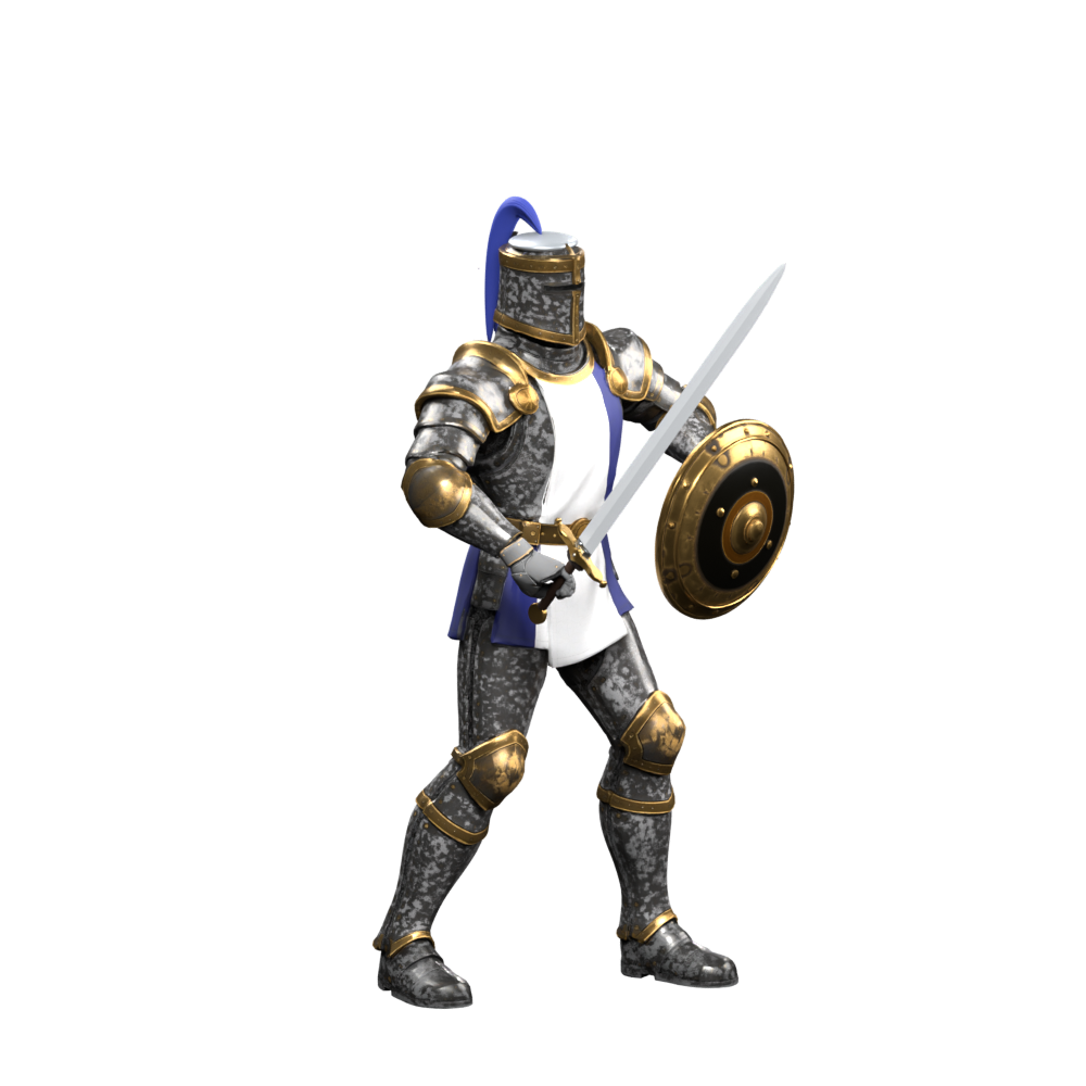 Rejected mottled-metal trial, an actual Blender render