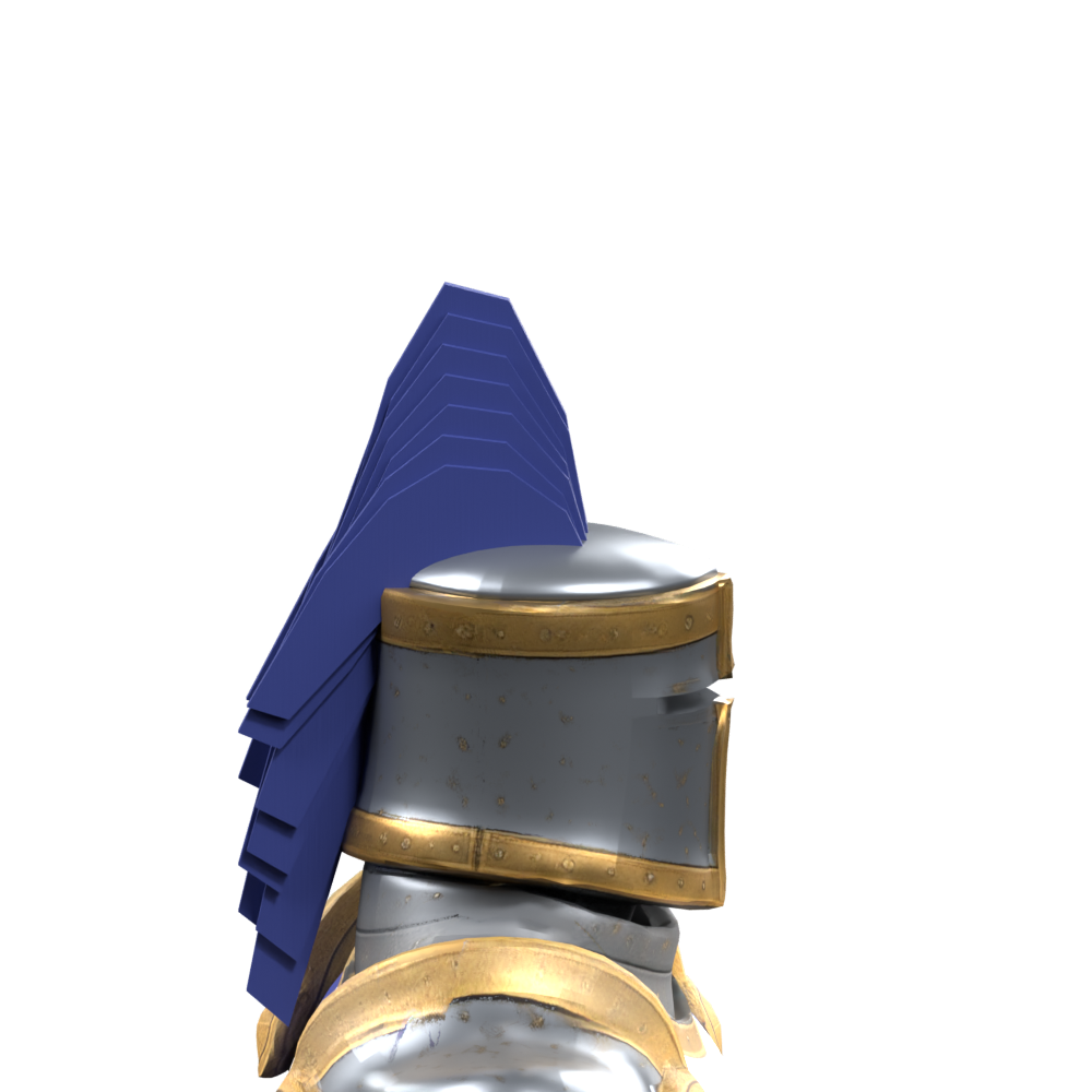 Rejected regular feather vanes, Blender close-up