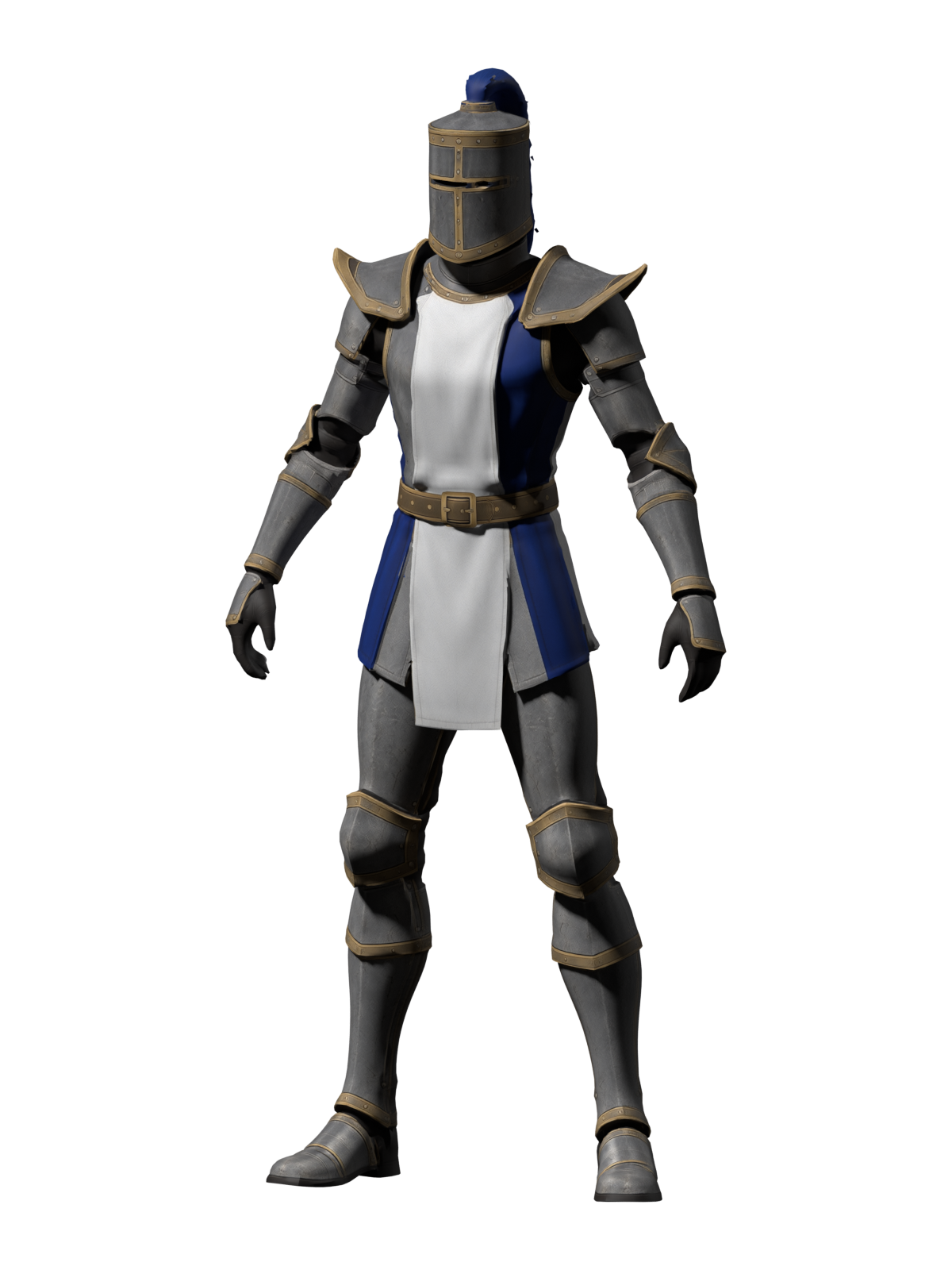 High-resolution Blender still of the new Meshy mesh; unrigged and uninstalled, not concept art