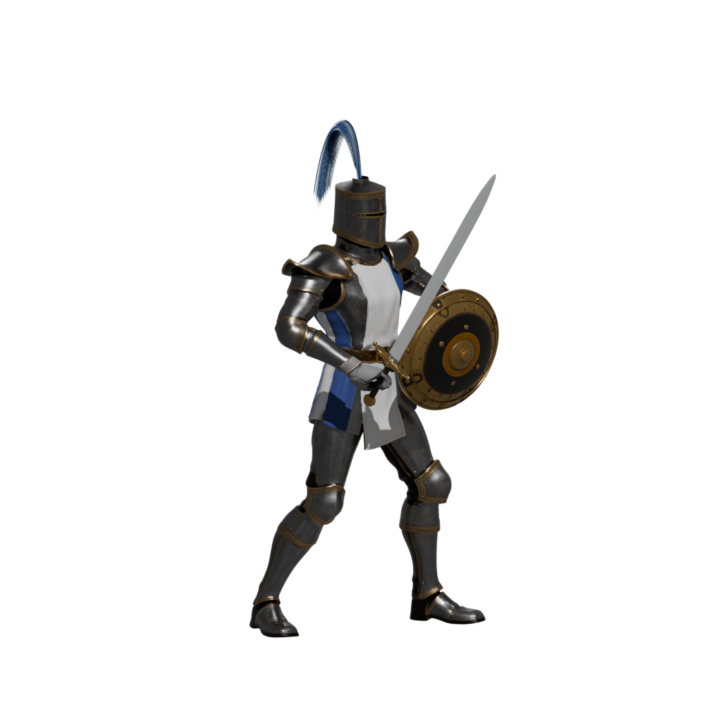 Rejected hooked crest, an actual Blender still