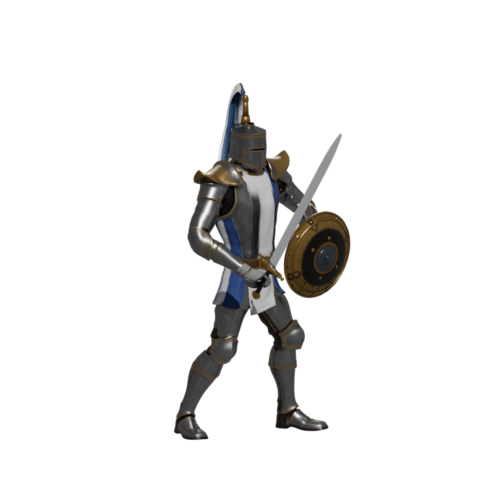 Test 0.10.0 holding model, a 1000 × 1000 Blender still