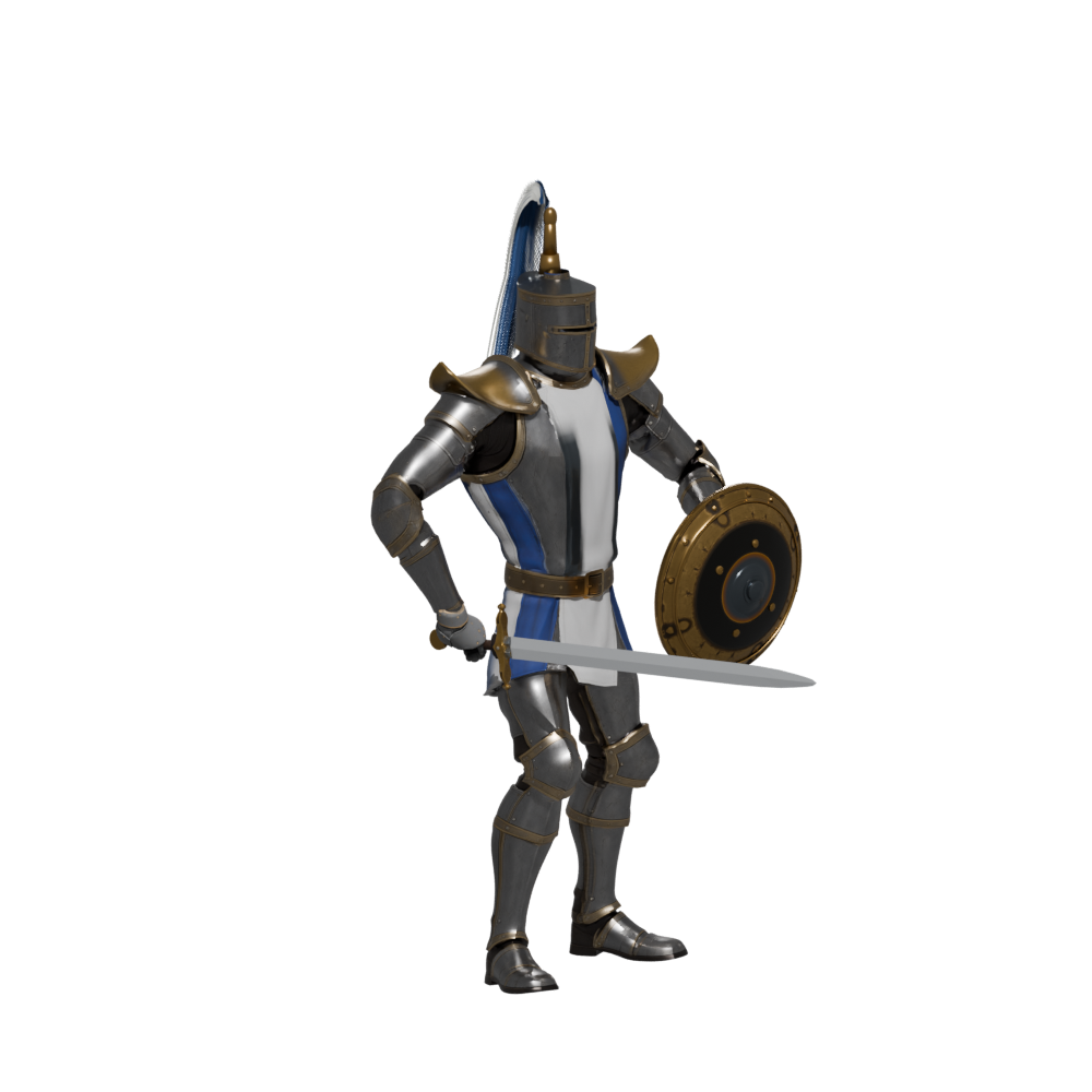 Test 0.10.0 walking mid-pose, a 1000 × 1000 Blender still