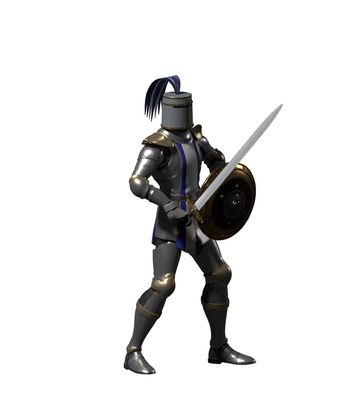 Current static holding study, a 1200 × 1400 Blender render; likeness remains unaccepted
