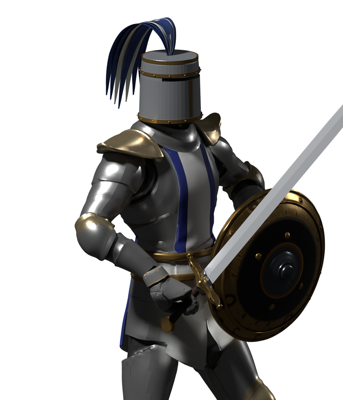 Previous shoulder and girdle fitting close-up; the procedural helmet shown here has since been replaced