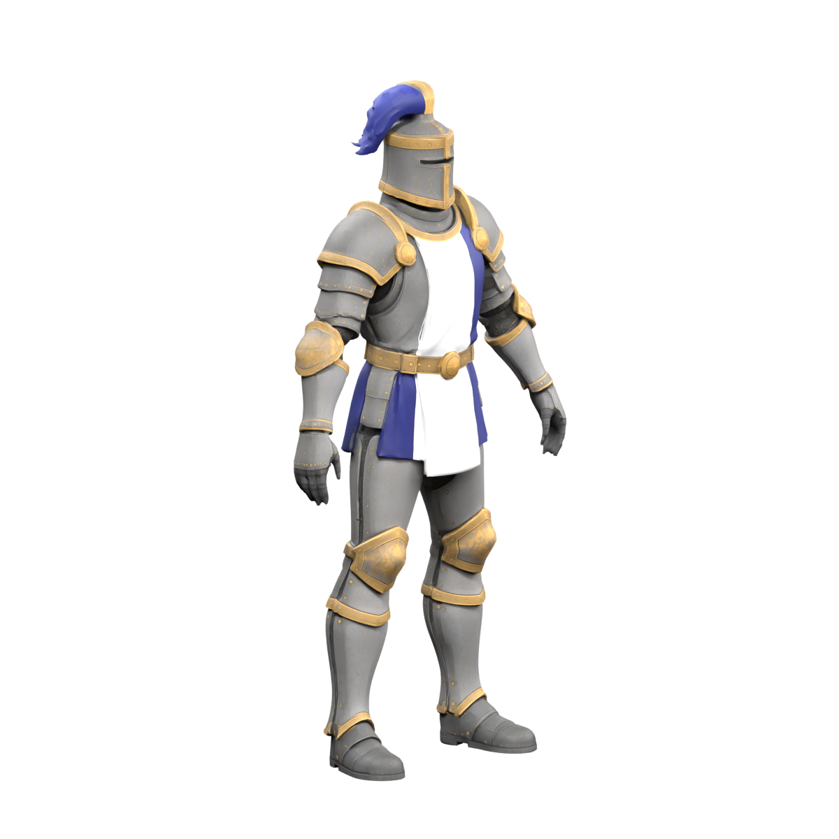 Actual Blender render of the new body with its Meshy rig