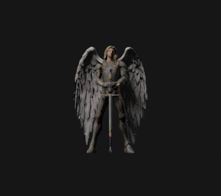 Angel independent-sword flight, wing peak