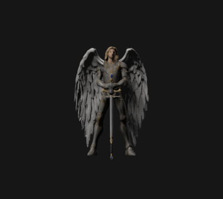 Angel independent-sword flight start