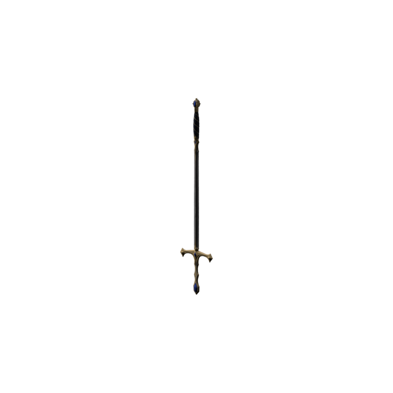 Independent Angel sword, three-quarter
