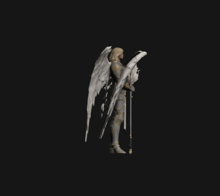 Archangel independent-sword flight, side review