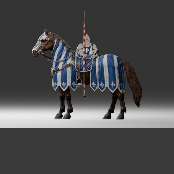 Champion mounted static, side review