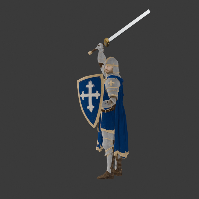 Single-slash wind-up candidate; the full attack is not accepted