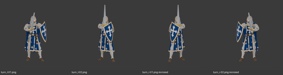 Turn halves with the engine facing flip simulated; contact remains unresolved