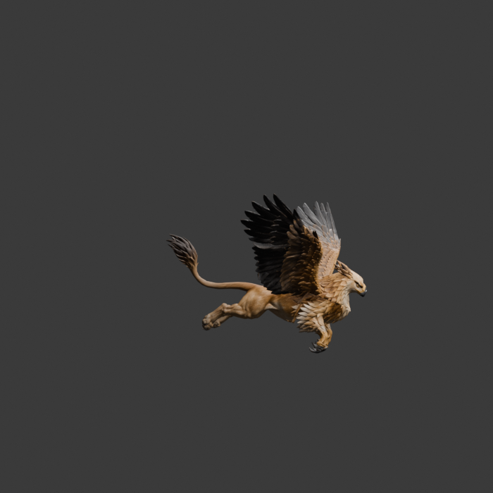 Griffin ATTACK_DOWN impact, side review