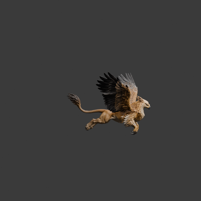 Griffin ATTACK_FRONT claw reach, side review
