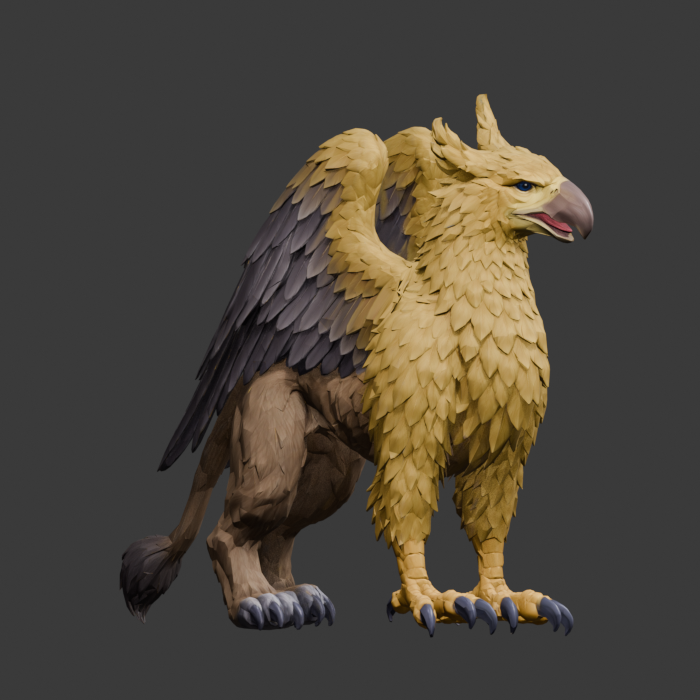 Griffin wing idle, oblique review