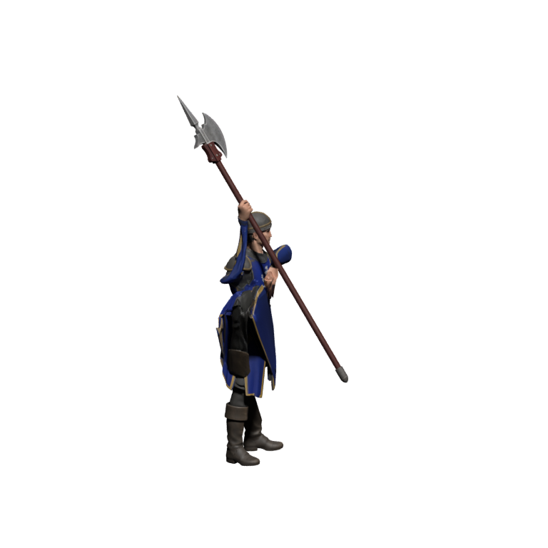 First full-range attack probe, rejected because the arm pulls up the coat