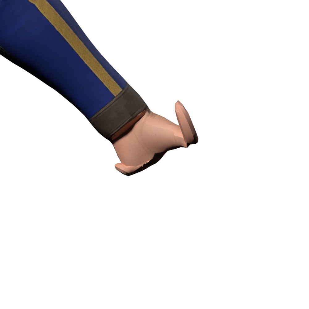 Rejected early curl, with collapsed hand geometry