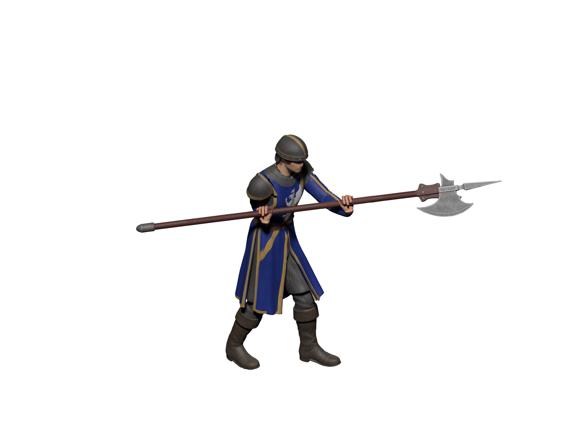 Front strike, an 1800×1400 Blender still of the offline candidate