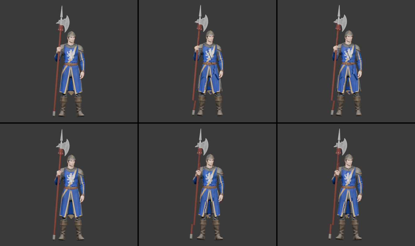 Halberdier six-frame walking review