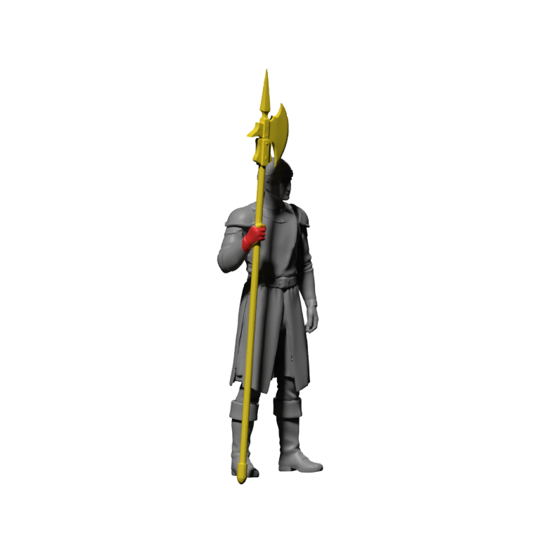 Rigid weapon and primary-grip selection, a Blender diagnostic