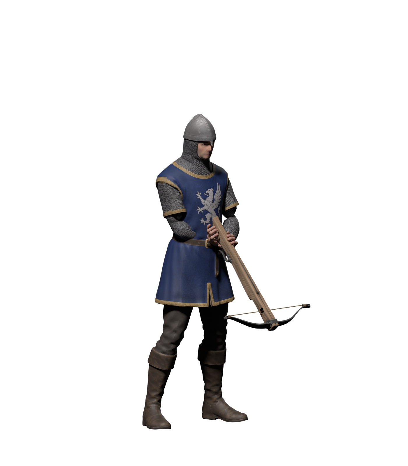Hover interaction, high-resolution static Blender render