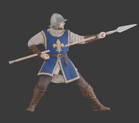 Pikeman two-hand pike oblique impact review