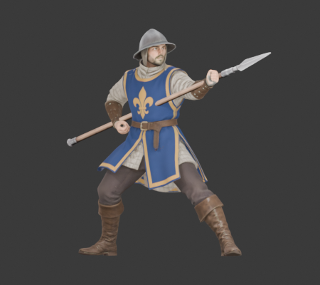 Pikeman two-hand pike holding review