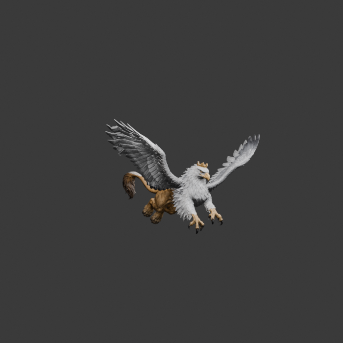 Royal Griffin ATTACK_FRONT claw reach, oblique review
