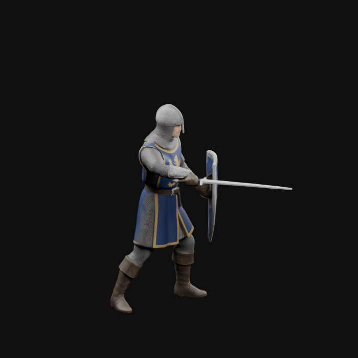 Front attack draft with a forward step