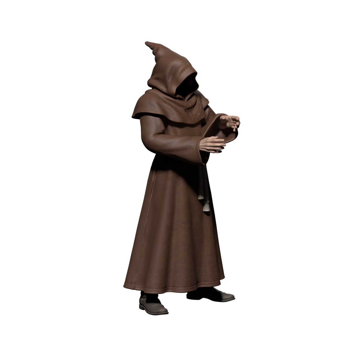 Defence body draft, actual 1200×1200 Blender still; the original light shield is not yet implemented