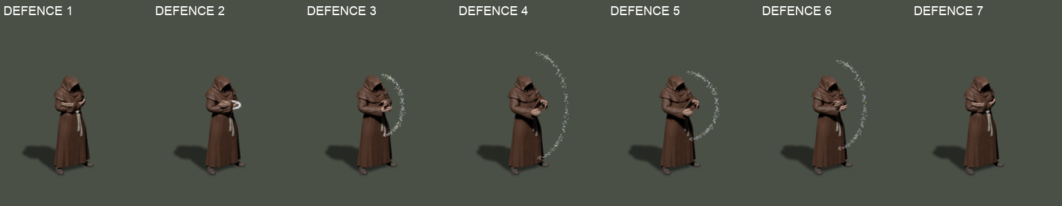 Revised seven-frame defence ward, still an offline candidate