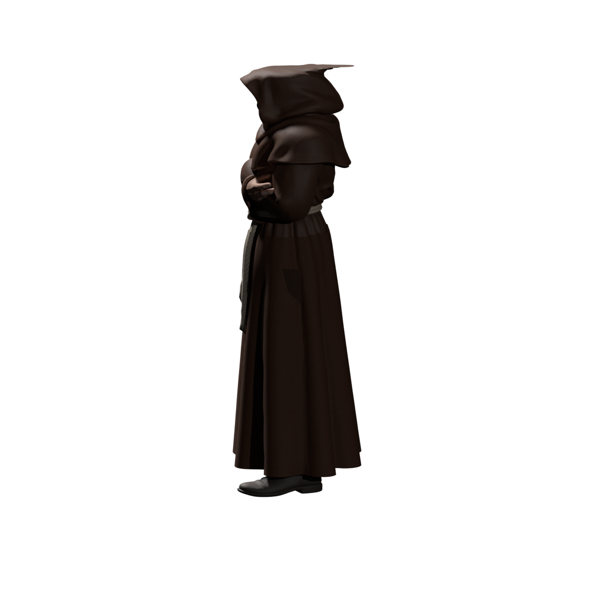 Rejected height-only hood edit, actual Blender side render