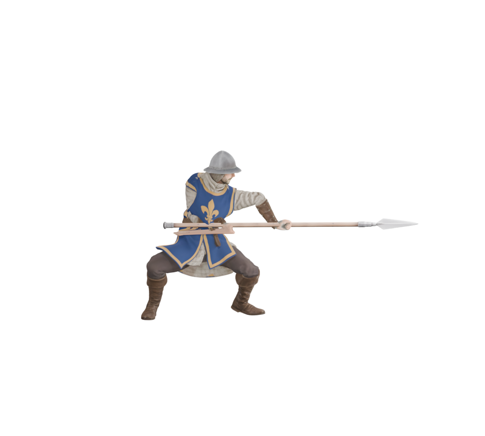 A hard weight cutoff produces long waist triangles; rejected Blender trial