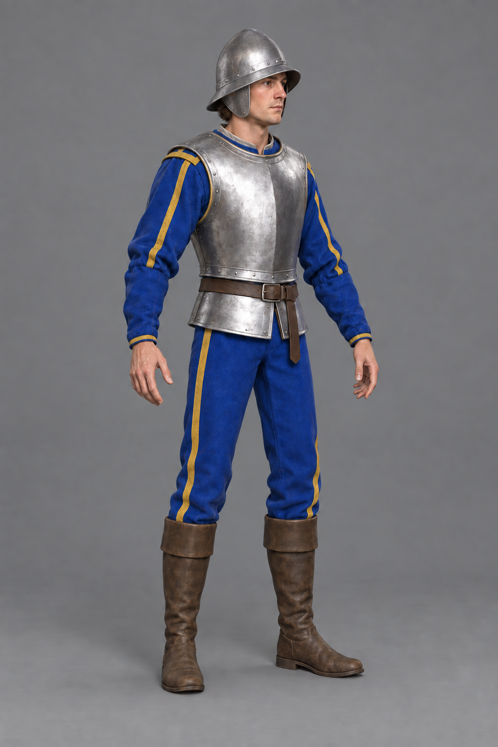 New Pikeman modeling reference; a generated concept, not a Blender render or game capture