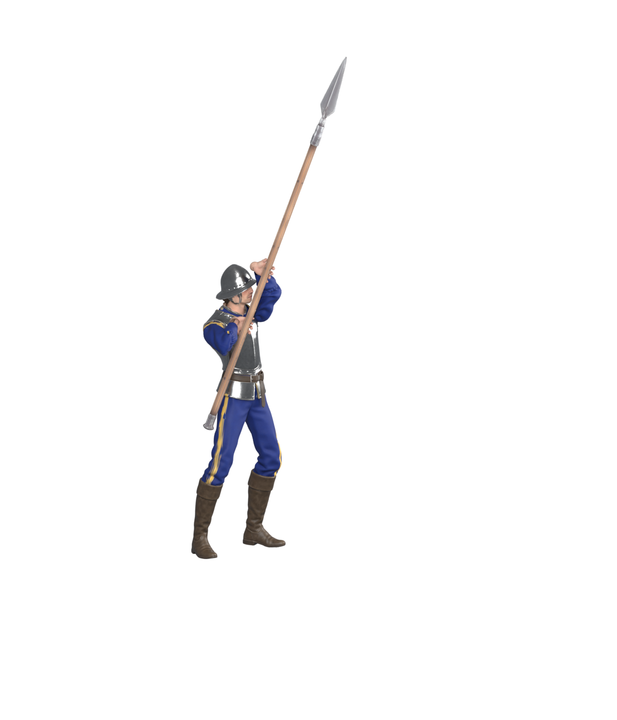 Revised upward thrust, actual 1200 × 1400 Blender still; not installed