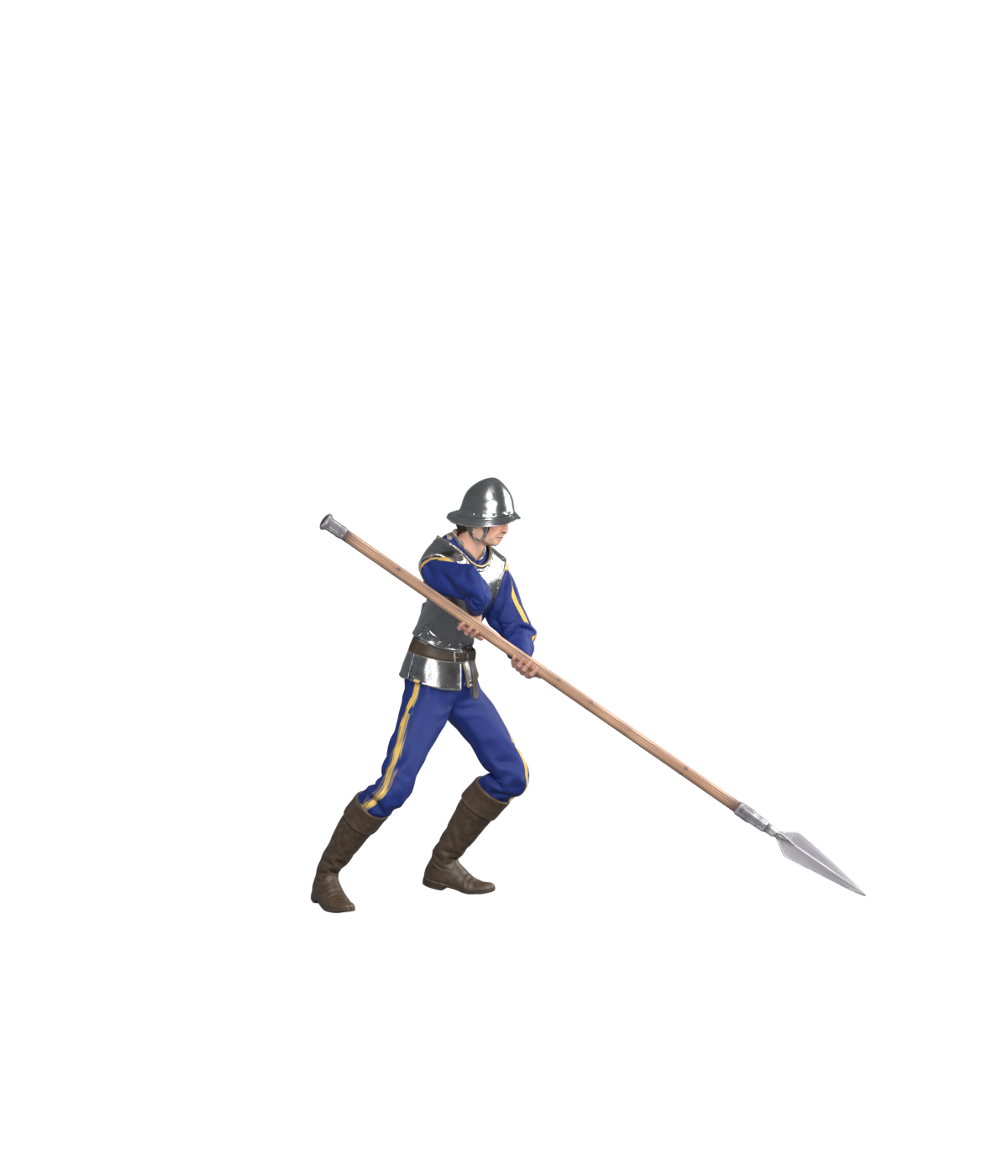 Rejected high-elbow attempt, actual 1200 × 1400 Blender still