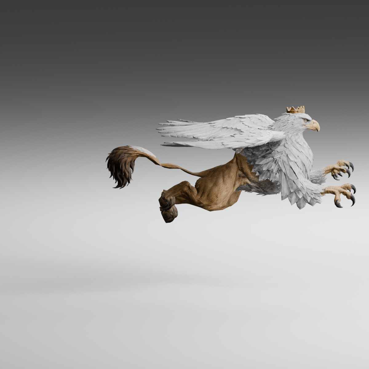 Front attack, side view
