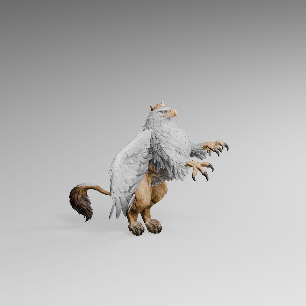 Holding draft, actual 1200 × 1200 Blender still