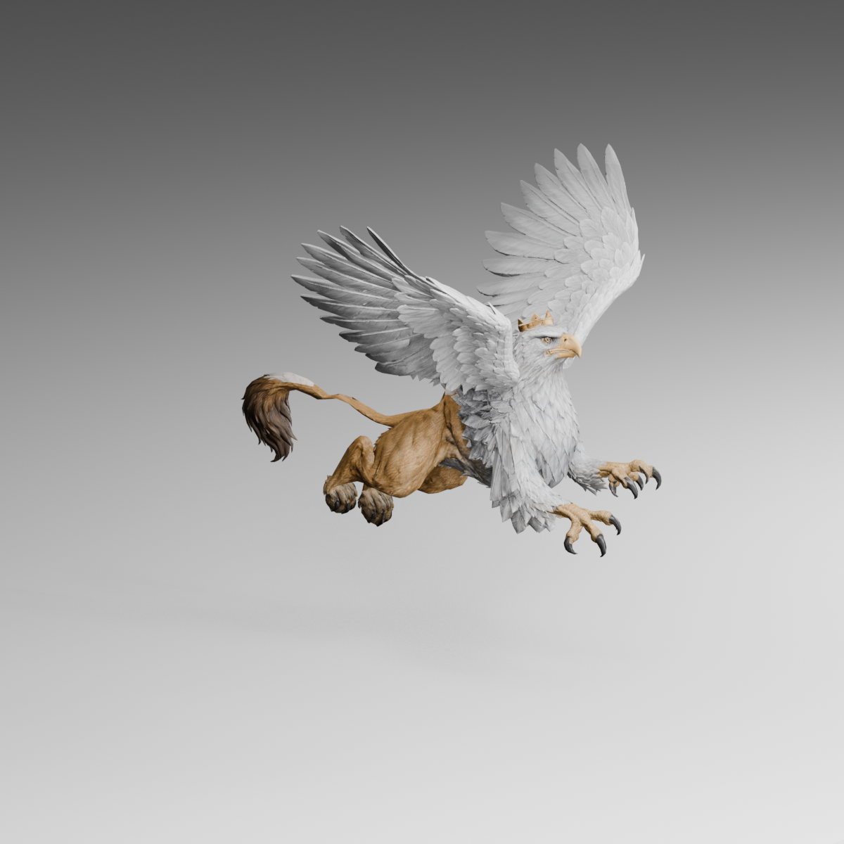 Flight upstroke, actual Blender still