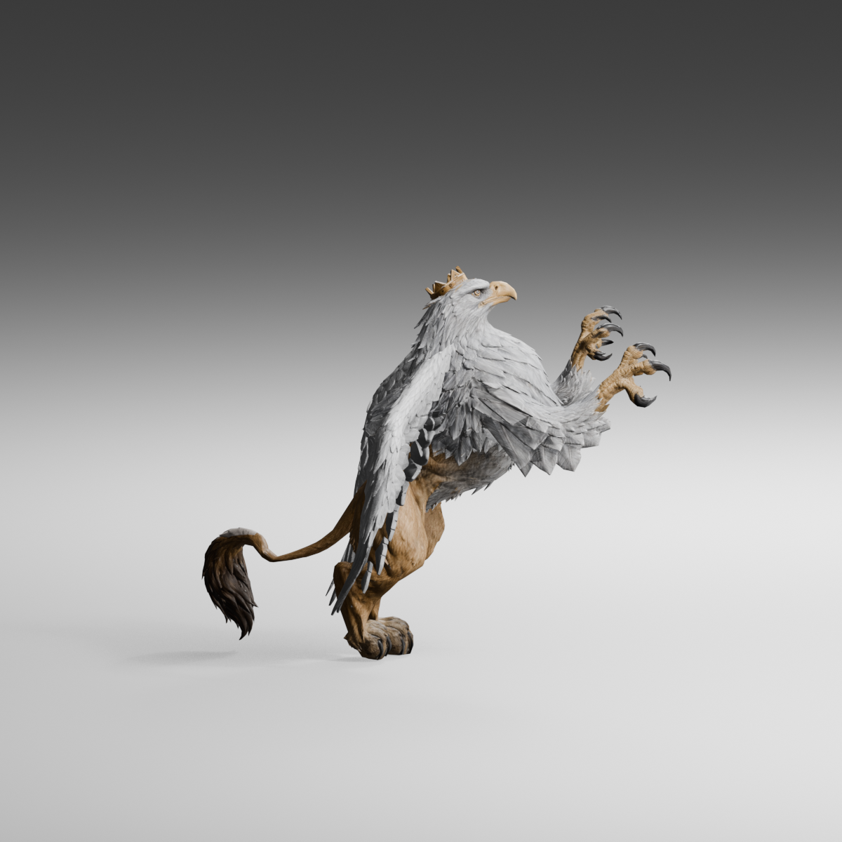 Revised standing pose, side inspection