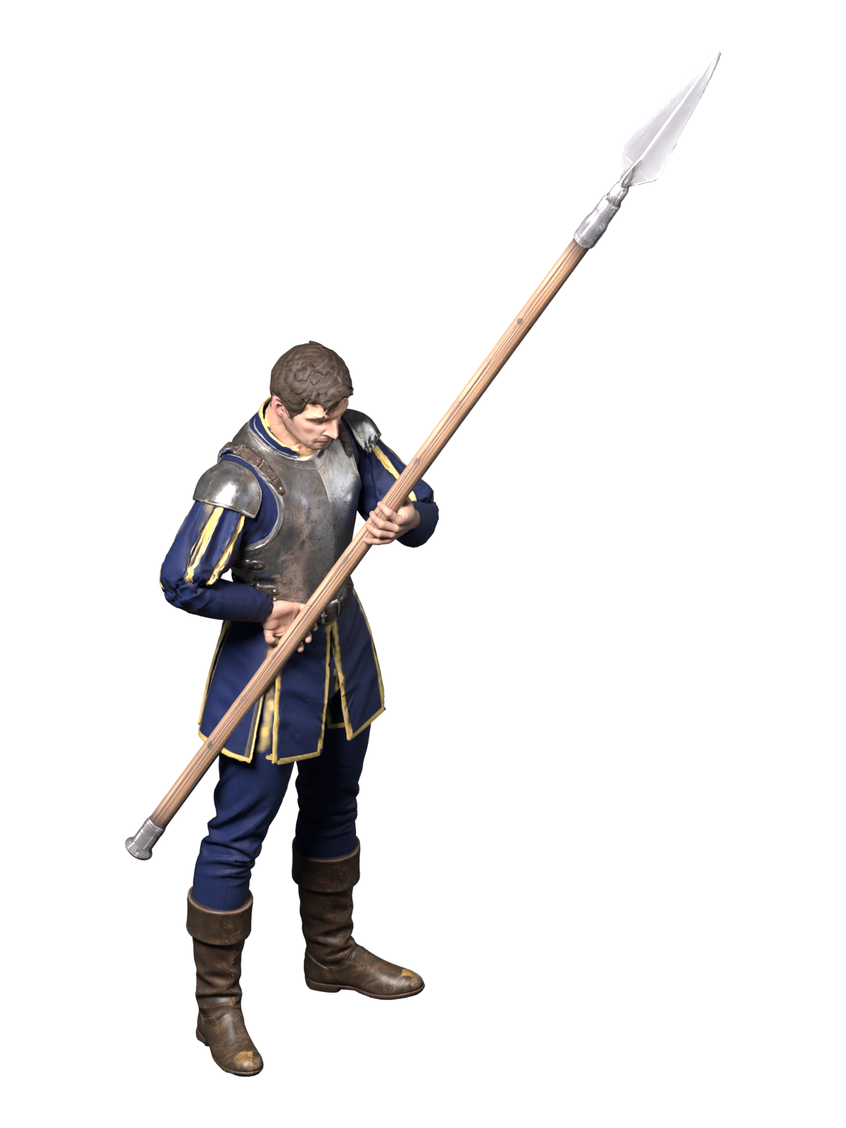 High-resolution Blender idle still after the edging repair