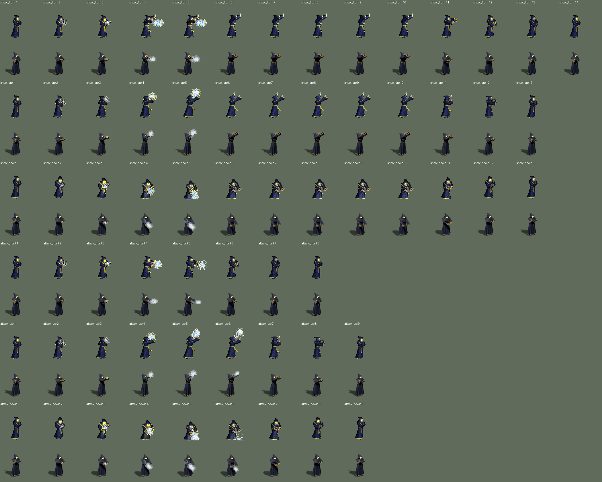 Six complete original-versus-candidate clips with revised arms and shadows