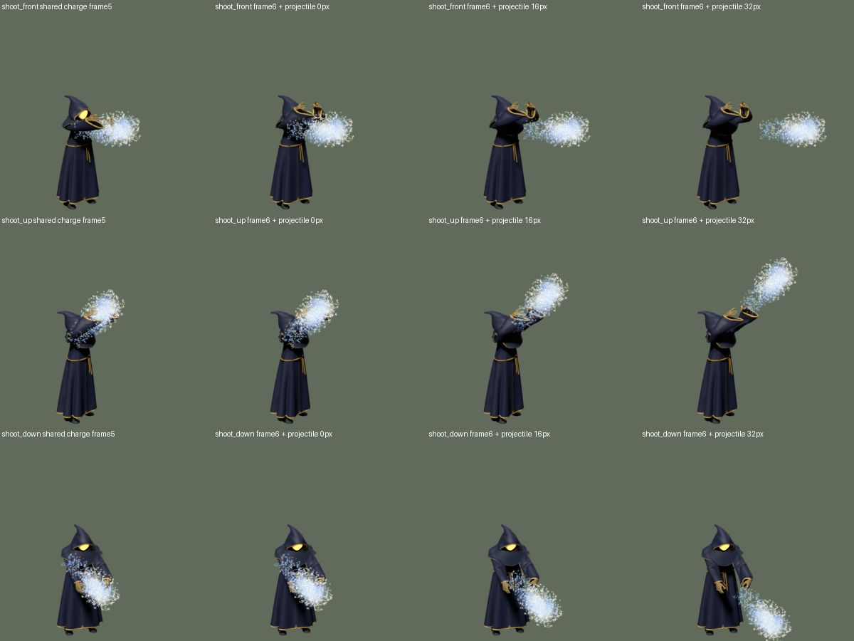 Release handoff with shared 3D geometry, offline composite
