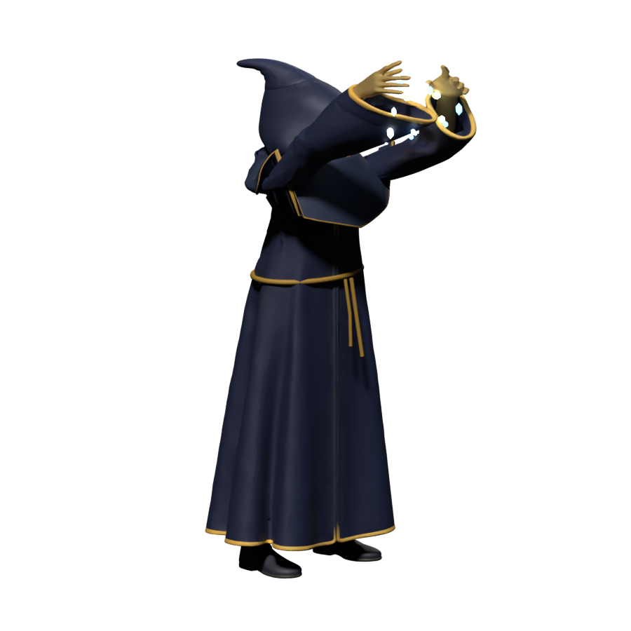 Rejected particle effect, high-resolution Blender still